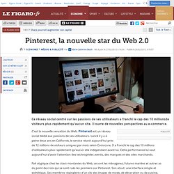 Pinterest, la nouvelle star du Web 2.0