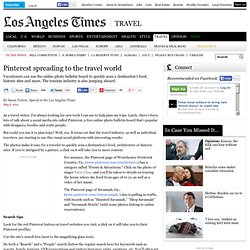 Pinterest the latest travel tool - latimes.com - Aurora