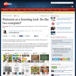 Pinterest as a learning tool: Do the two compute?