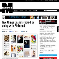 5 Must DO with Pinterest