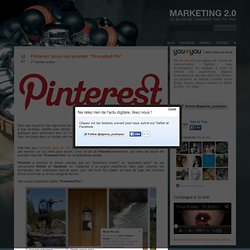Pinterest lance son premier “Promoted Pin”