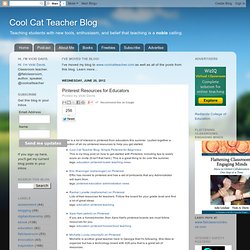 Pinterest Resources for Educators