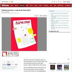 Pinterest resumes - a way to pin down jobs? - Aurora
