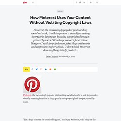 How Pinterest Uses Your Content Without Violating Copyright Laws