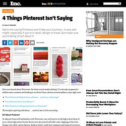 Pinterest Warning: 4 Things the Social Media Darling Isn't Telling You
