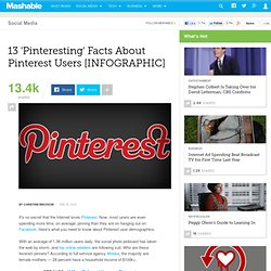 13 'Pinteresting' Facts About Pinterest Users [INFOGRAPHIC]