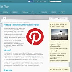 Pinteresting – So integrieren Sie Pinterest in Ihre Bewerbung