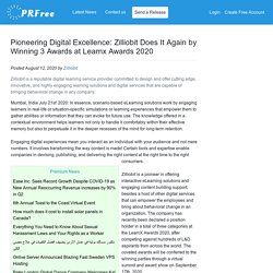 Pioneering Digital Excellence: Zilliobit Does It Again by Winning 3 Awards at Learnx Awards