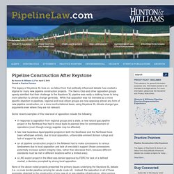 Pipeline Construction After Keystone