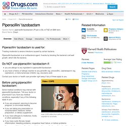Piperacillin/Tazobactam Facts and Comparisons at Drugs