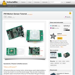 PIR Motion Sensor Tutorial