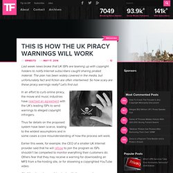 This Is How The UK Piracy Warnings Will Work