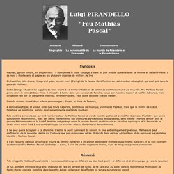 Luigi Pirandello : Feu Mathias Pascal