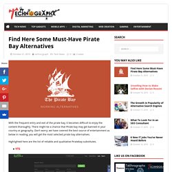 Pirate Bay Alternatives: Free Legal Torrent Sites
