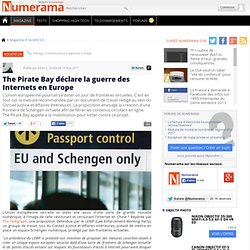 The Pirate Bay déclare la guerre des Internets en Europe