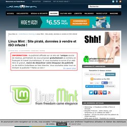 Linux Mint : Site piraté, données à vendre et ISO infecté 21/02/2016