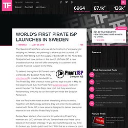 World’s First Pirate ISP Launches In Sweden