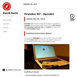 PirateBox DIY OpenWrt - David Darts Wiki