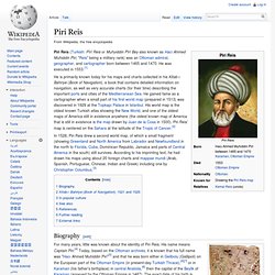 Piri Reis - Wikipedia, l'encyclopédie libre