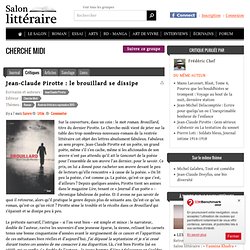 Jean-Claude Pirotte : le brouillard se dissipe