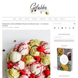Pistachio and Raspberry Fields Ice Cream Cake – Ice Cream Sunday - Golubka Kitchen