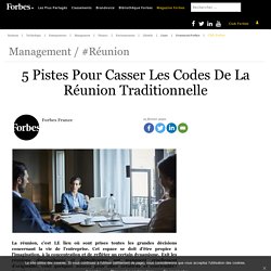 5 Pistes Pour Casser Les Codes De La Réunion Traditionnelle
