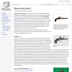 Queen Anne pistol