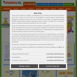 PisuPisu.pl - GRY edukacyjne dla dzieci, ortografia online, czytanki, trening umysłu