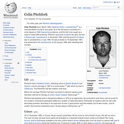 Colin Pitchfork