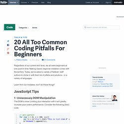 20 All Too Common Coding Pitfalls For Beginners