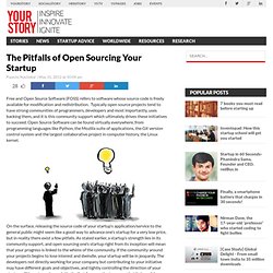 The Pitfalls of Open Sourcing Your Startup