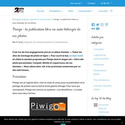 Piwigo : la publication libre ou auto-hébergée de vos photos