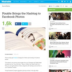 Pixable Brings the Hashtag to Facebook Photos