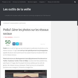 PixBuf. Gérer les photos sur les réseaux sociaux