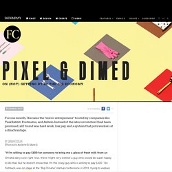 Pixel And Dimed: On (Not) Getting By In The Gig Economy