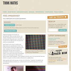 Pixel Spreadsheet