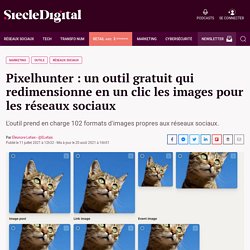 Pixelhunter : un outil gratuit qui redimensionne en un clic les images pour les réseaux sociaux