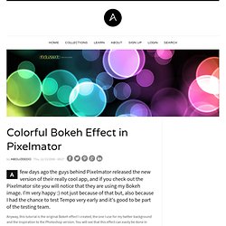 Colorful Bokeh Effect in Pixelmator