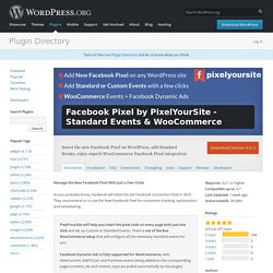 Facebook Pixel by PixelYourSite - Standard Events & WooCommerce — WordPress Plugins