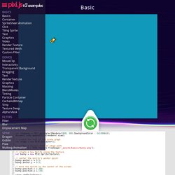 pixi.js - Basic