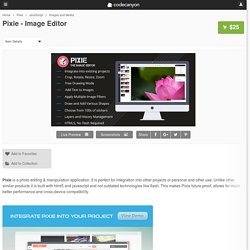 Pixie - Image Editor by Vebto