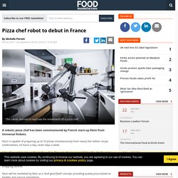 Pizza chef robot to debut in France