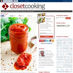 Pizza Sauce on Closet Cooking