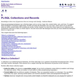 PL/SQL Collections and Records
