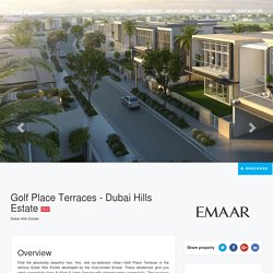 Golf Place Terraces - Dubai Hills Estate