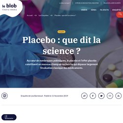 Placebo : que dit la science ?