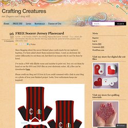 FREE Soccer Jersey Placecard « Crafting Creatures