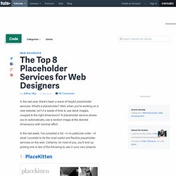 The Top 8 Placeholder Services for Web Designers