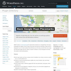 Basic Google Maps Placemarks