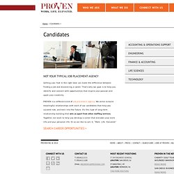 PROVEN Job Placement Agency